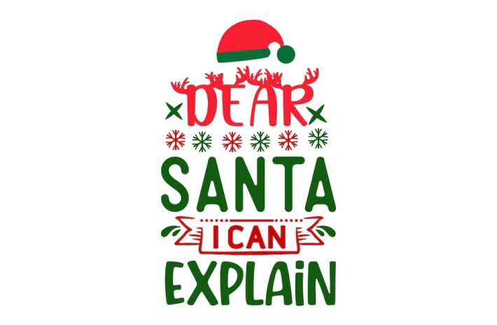 Dear Santa, I can explain" Ornament