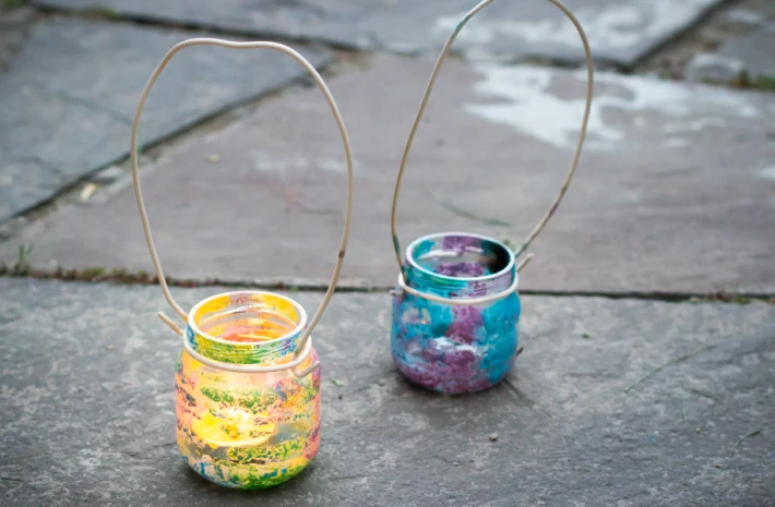 Mason Jar Candle Holders