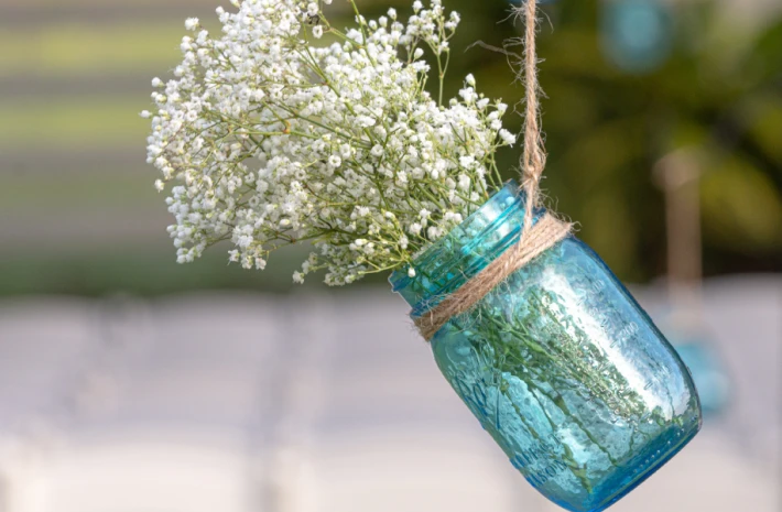 Mason Jar Flower Vases